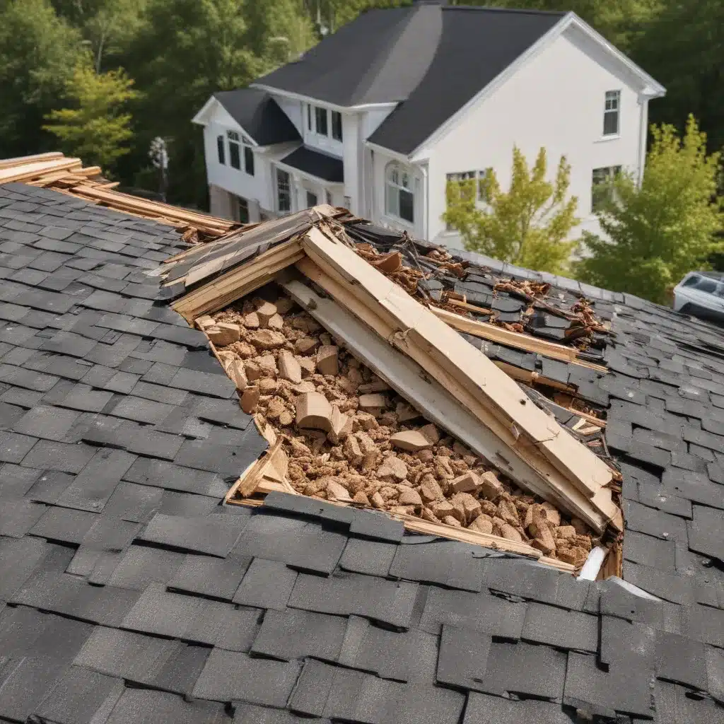 Addressing Roof Damage from Falling Debris