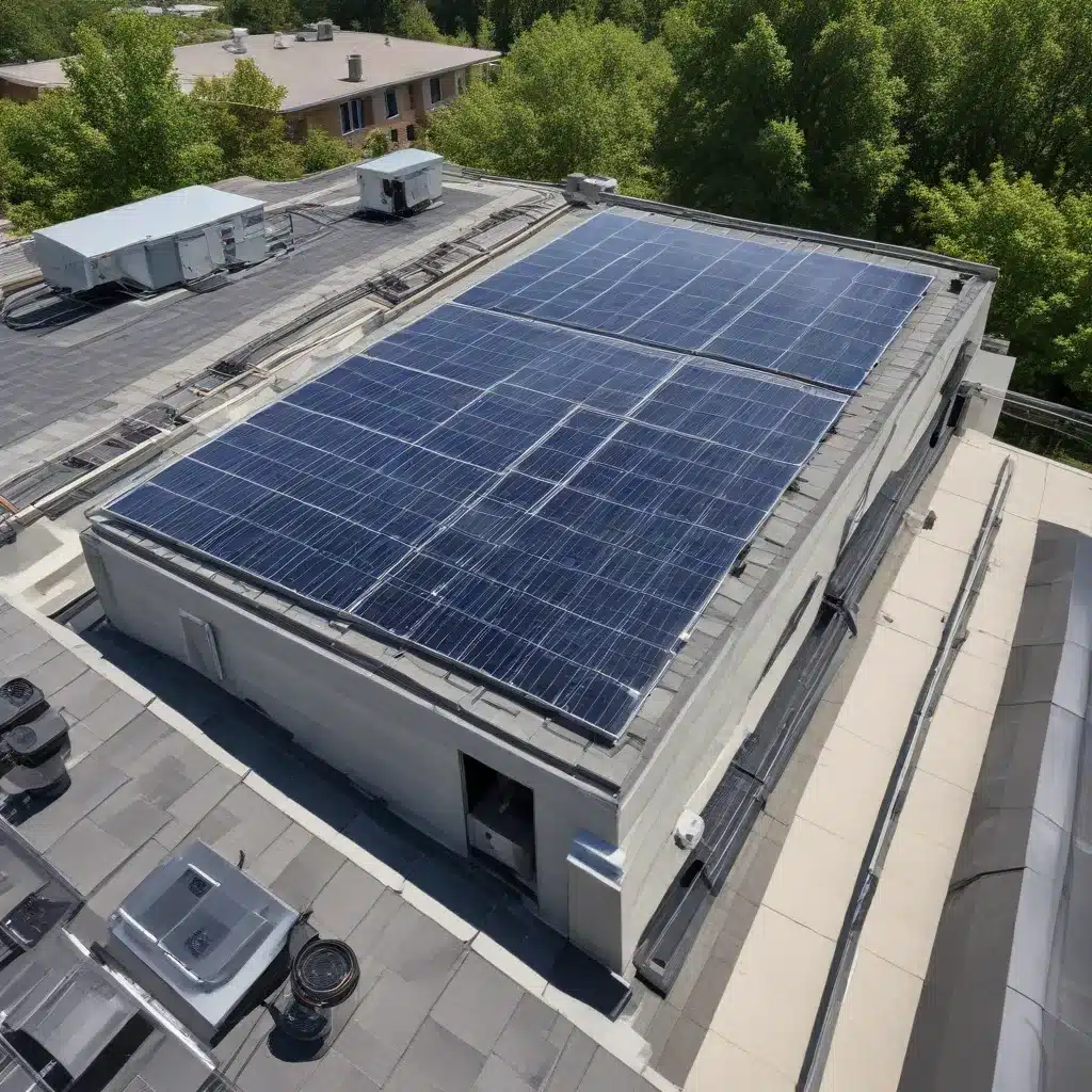 Integrating Roof-Mounted Solar Panels and HVAC Systems