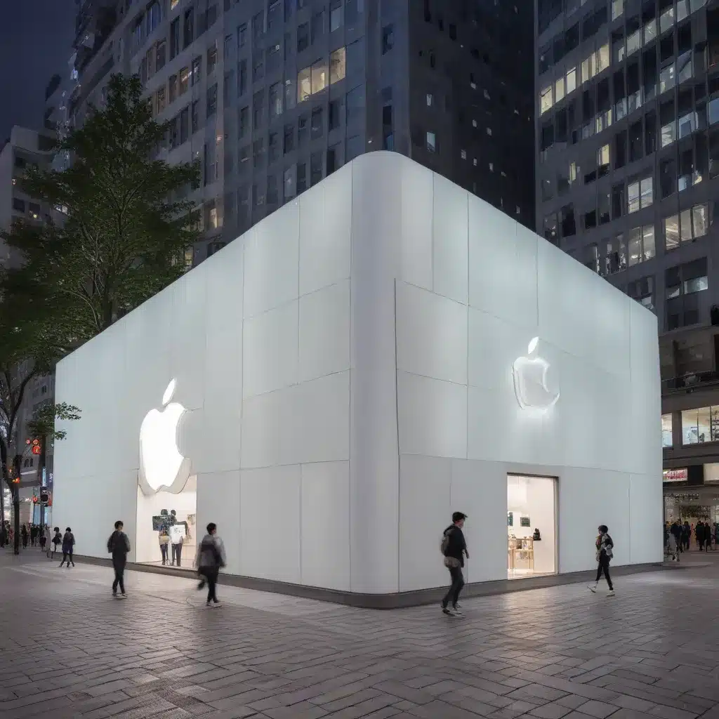 Myeongdong Apple Store filled with emotion and architectural detail